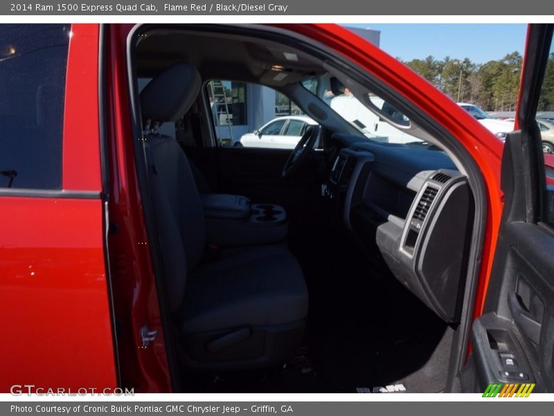 Flame Red / Black/Diesel Gray 2014 Ram 1500 Express Quad Cab