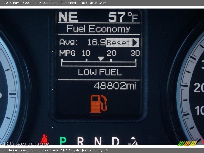 Flame Red / Black/Diesel Gray 2014 Ram 1500 Express Quad Cab