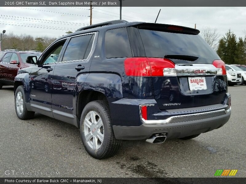 Dark Sapphire Blue Metallic / Jet Black 2016 GMC Terrain SLE