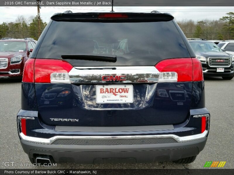 Dark Sapphire Blue Metallic / Jet Black 2016 GMC Terrain SLE