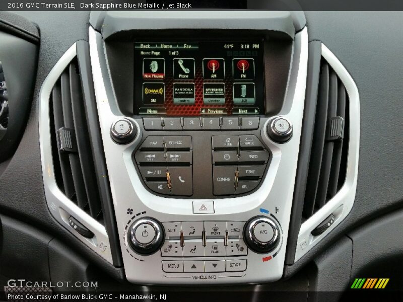 Dark Sapphire Blue Metallic / Jet Black 2016 GMC Terrain SLE
