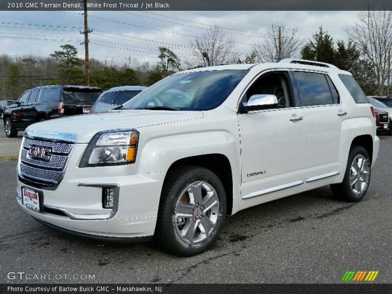 White Frost Tricoat / Jet Black 2016 GMC Terrain Denali