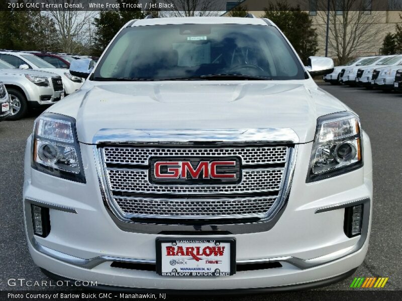 White Frost Tricoat / Jet Black 2016 GMC Terrain Denali