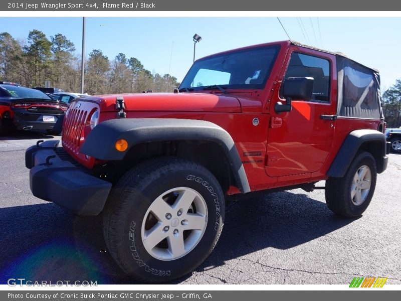 Flame Red / Black 2014 Jeep Wrangler Sport 4x4