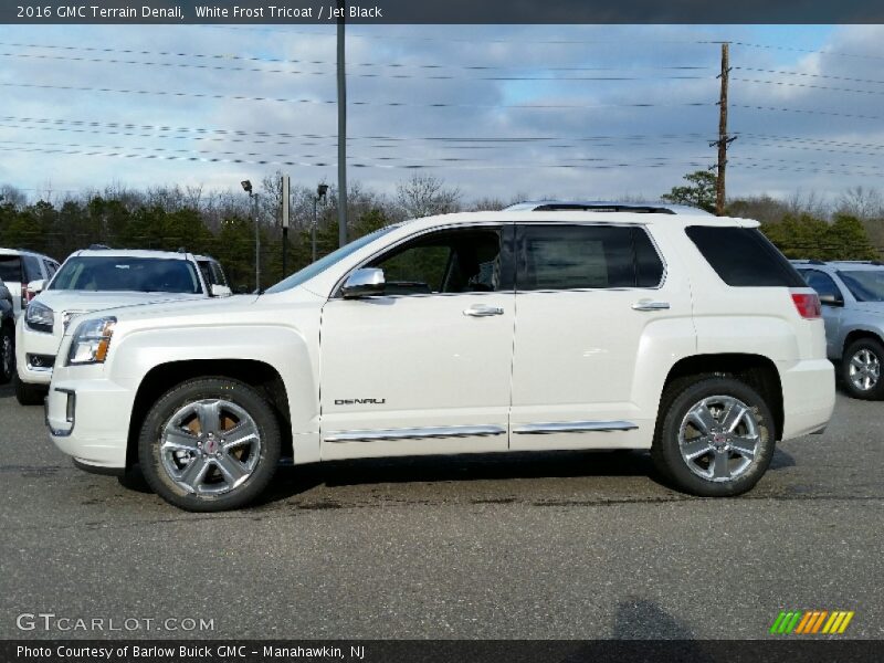 White Frost Tricoat / Jet Black 2016 GMC Terrain Denali