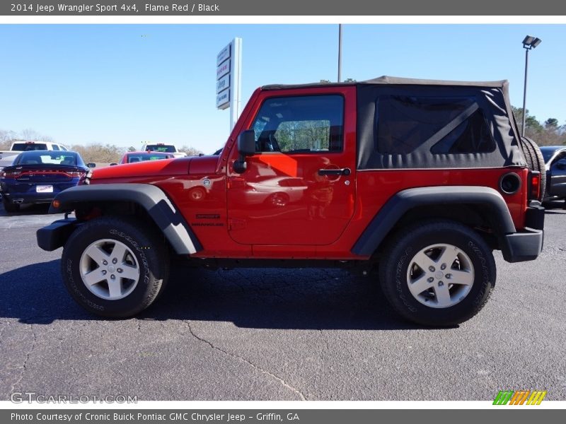 Flame Red / Black 2014 Jeep Wrangler Sport 4x4