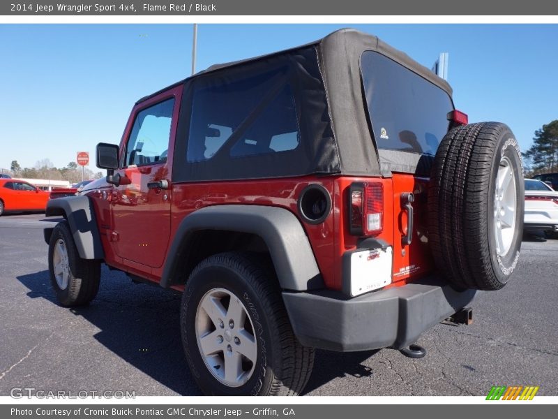 Flame Red / Black 2014 Jeep Wrangler Sport 4x4