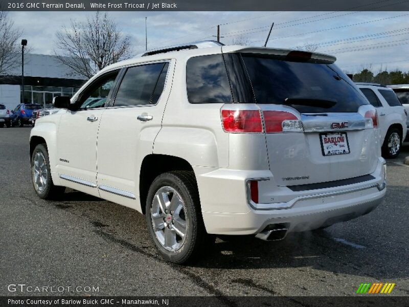 White Frost Tricoat / Jet Black 2016 GMC Terrain Denali