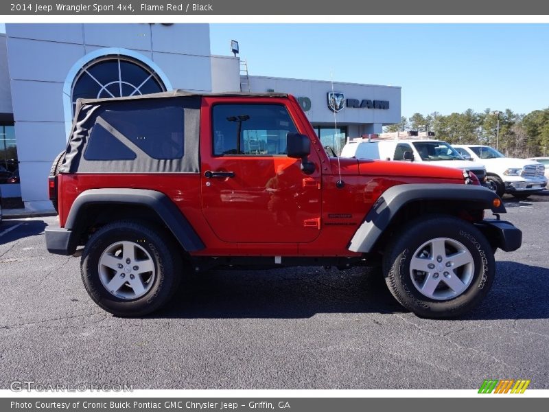 Flame Red / Black 2014 Jeep Wrangler Sport 4x4