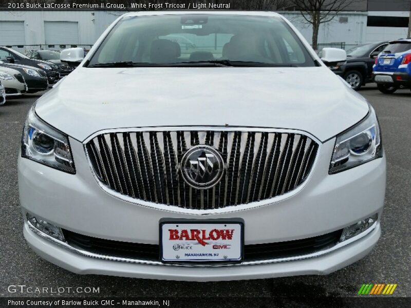 White Frost Tricoat / Light Neutral 2016 Buick LaCrosse Premium II Group