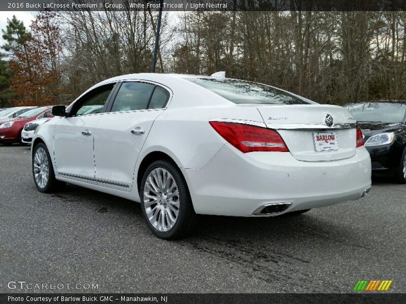 White Frost Tricoat / Light Neutral 2016 Buick LaCrosse Premium II Group