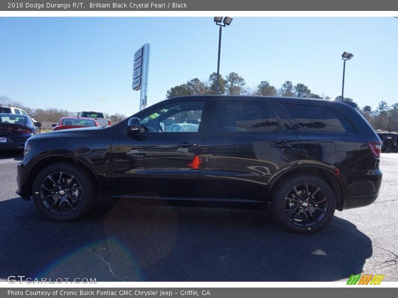 Brilliant Black Crystal Pearl / Black 2016 Dodge Durango R/T