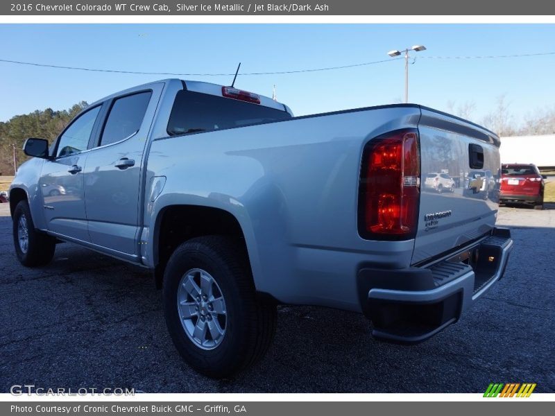 Silver Ice Metallic / Jet Black/Dark Ash 2016 Chevrolet Colorado WT Crew Cab