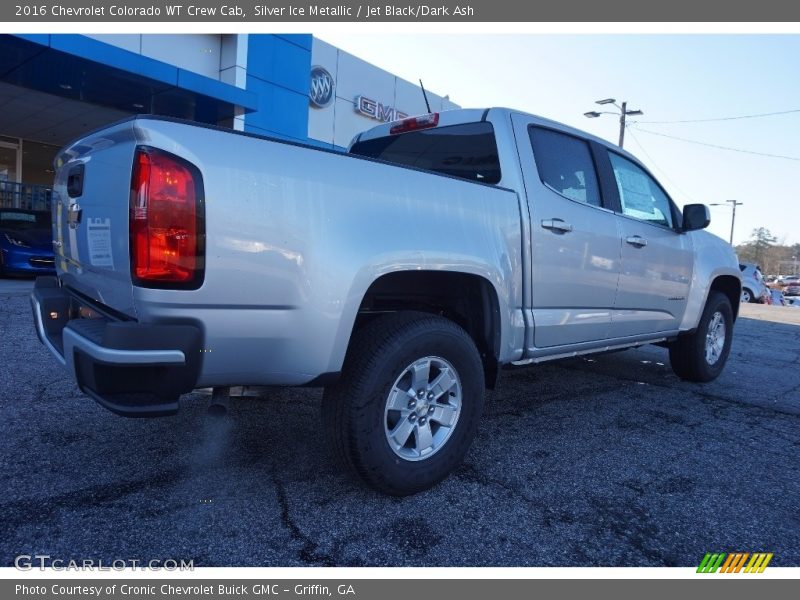Silver Ice Metallic / Jet Black/Dark Ash 2016 Chevrolet Colorado WT Crew Cab