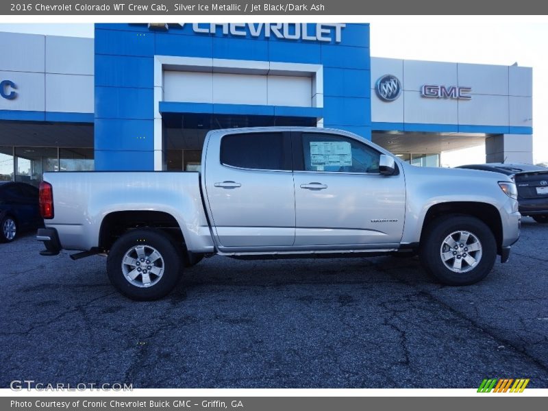 Silver Ice Metallic / Jet Black/Dark Ash 2016 Chevrolet Colorado WT Crew Cab