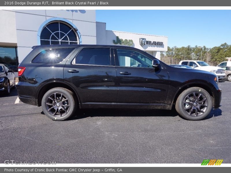 Brilliant Black Crystal Pearl / Black 2016 Dodge Durango R/T