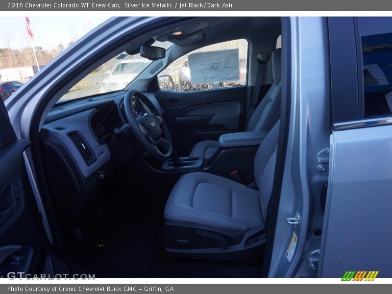 Silver Ice Metallic / Jet Black/Dark Ash 2016 Chevrolet Colorado WT Crew Cab