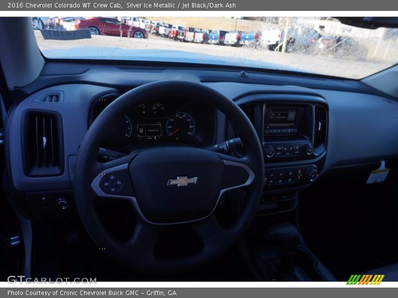 Silver Ice Metallic / Jet Black/Dark Ash 2016 Chevrolet Colorado WT Crew Cab