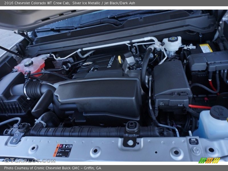 Silver Ice Metallic / Jet Black/Dark Ash 2016 Chevrolet Colorado WT Crew Cab