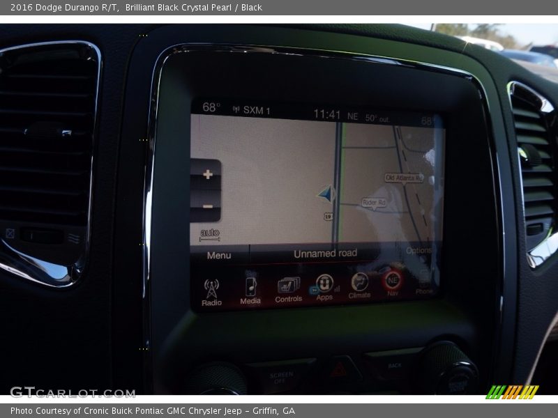 Navigation of 2016 Durango R/T