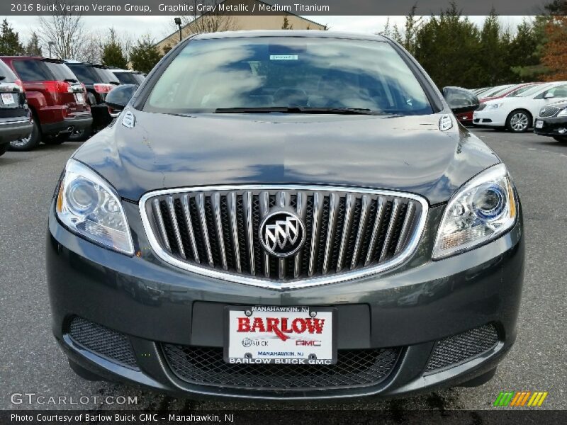Graphite Gray Metallic / Medium Titanium 2016 Buick Verano Verano Group