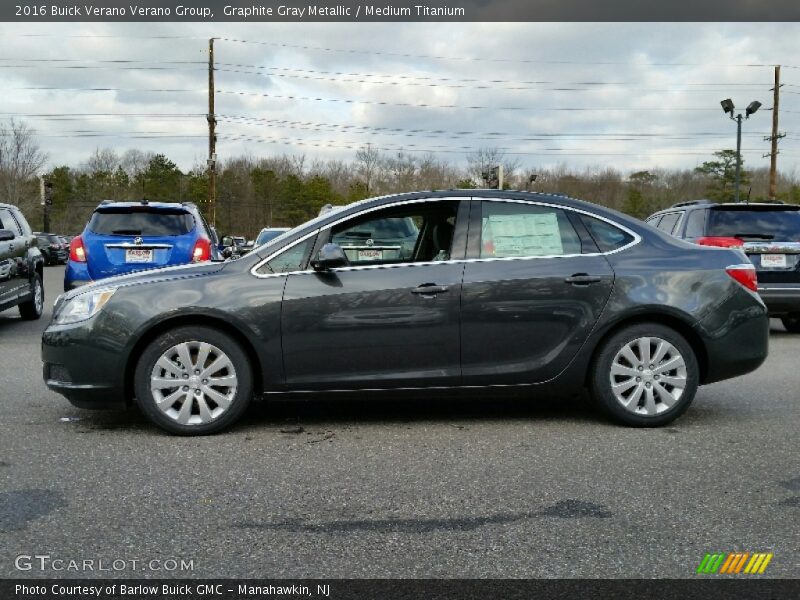 Graphite Gray Metallic / Medium Titanium 2016 Buick Verano Verano Group