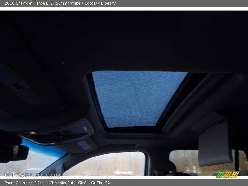 Summit White / Cocoa/Mahogany 2016 Chevrolet Tahoe LTZ