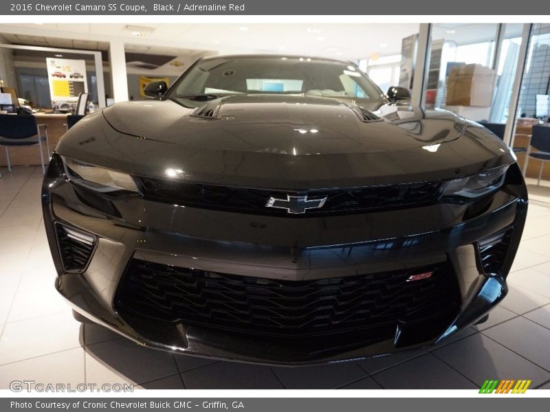 Black / Adrenaline Red 2016 Chevrolet Camaro SS Coupe
