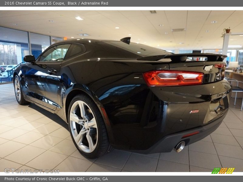 Black / Adrenaline Red 2016 Chevrolet Camaro SS Coupe