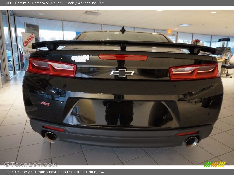 Black / Adrenaline Red 2016 Chevrolet Camaro SS Coupe