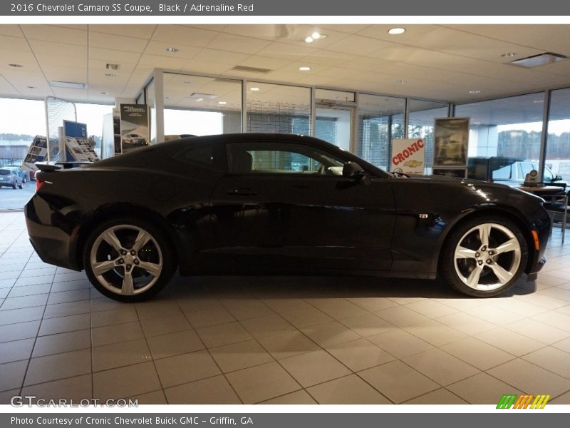 Black / Adrenaline Red 2016 Chevrolet Camaro SS Coupe