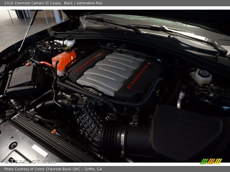 Black / Adrenaline Red 2016 Chevrolet Camaro SS Coupe