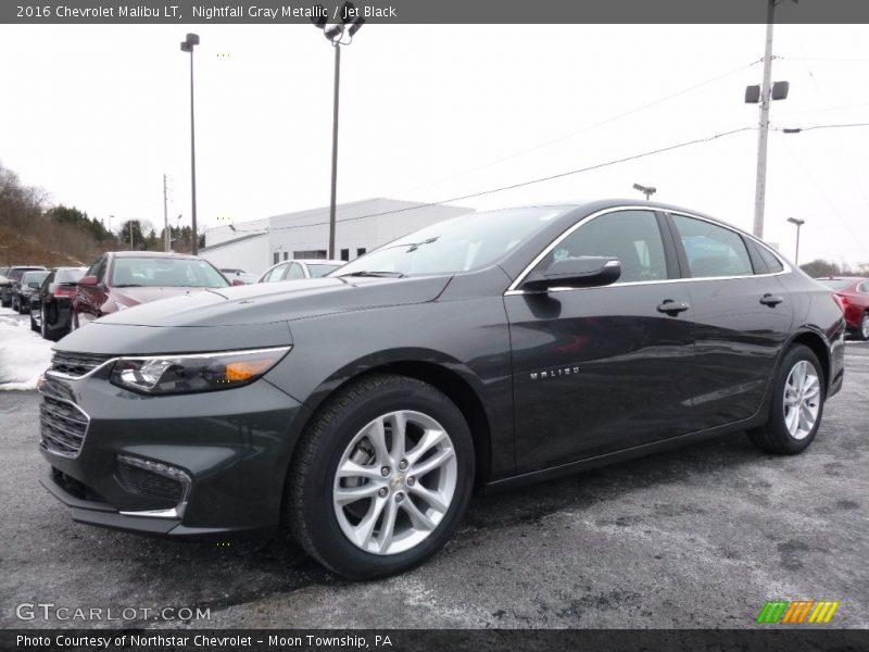 Nightfall Gray Metallic / Jet Black 2016 Chevrolet Malibu LT