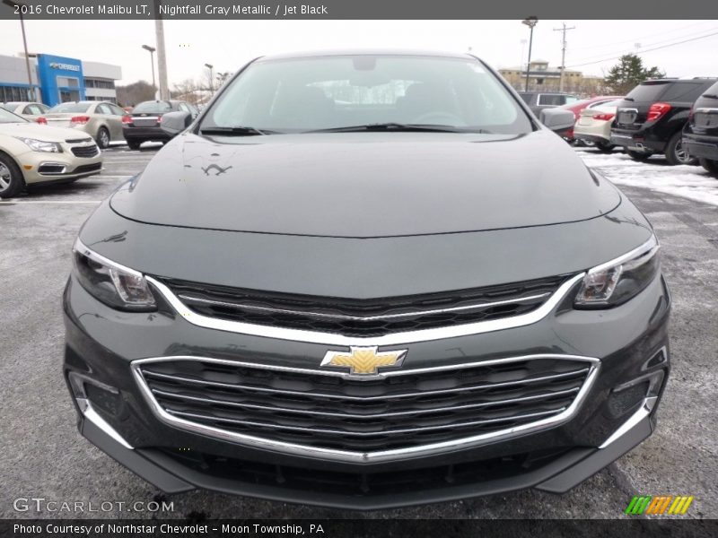 Nightfall Gray Metallic / Jet Black 2016 Chevrolet Malibu LT