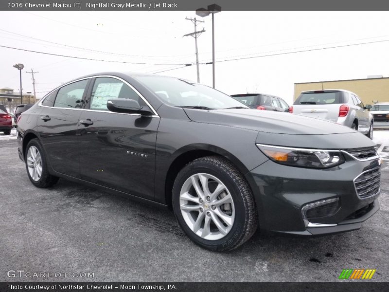 Nightfall Gray Metallic / Jet Black 2016 Chevrolet Malibu LT