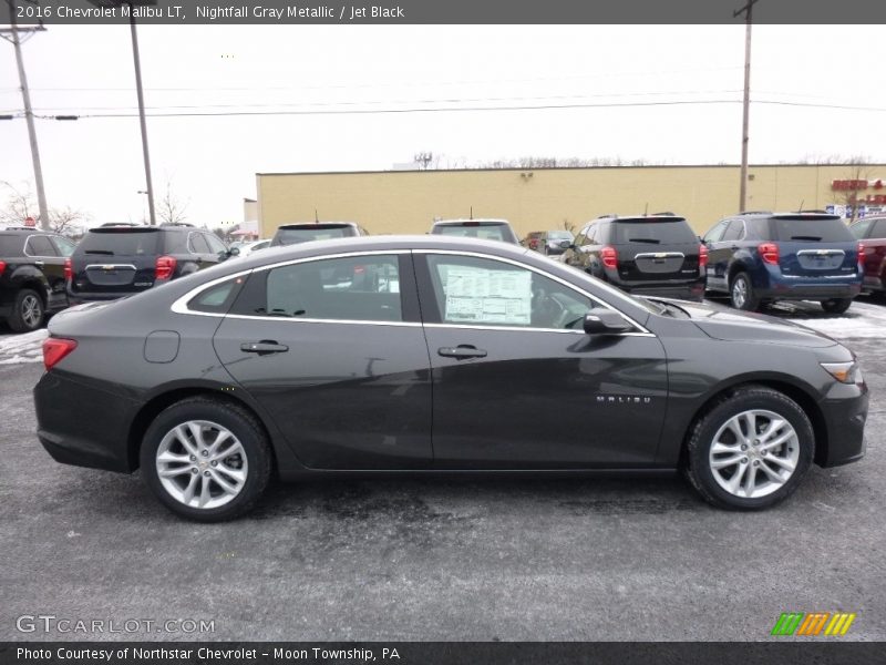 Nightfall Gray Metallic / Jet Black 2016 Chevrolet Malibu LT