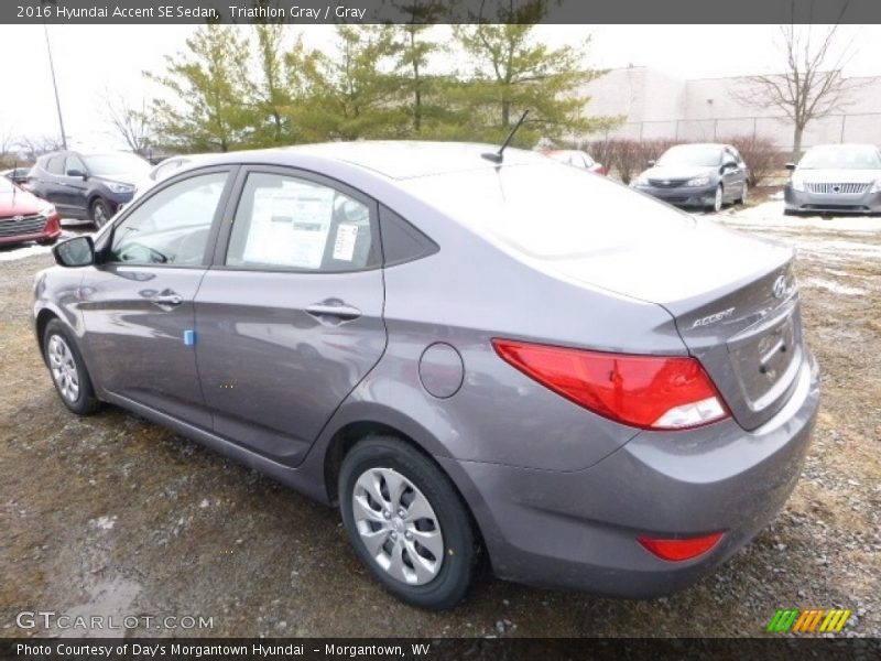 Triathlon Gray / Gray 2016 Hyundai Accent SE Sedan