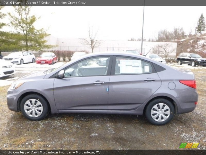 Triathlon Gray / Gray 2016 Hyundai Accent SE Sedan