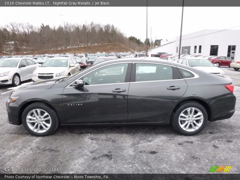 Nightfall Gray Metallic / Jet Black 2016 Chevrolet Malibu LT