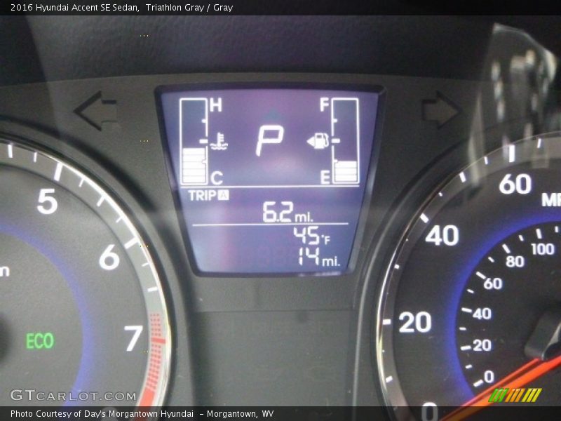 Triathlon Gray / Gray 2016 Hyundai Accent SE Sedan
