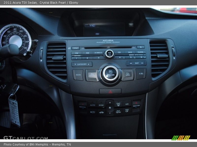 Crystal Black Pearl / Ebony 2011 Acura TSX Sedan