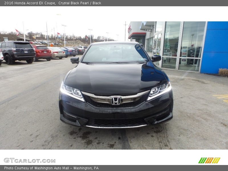 Crystal Black Pearl / Black 2016 Honda Accord EX Coupe