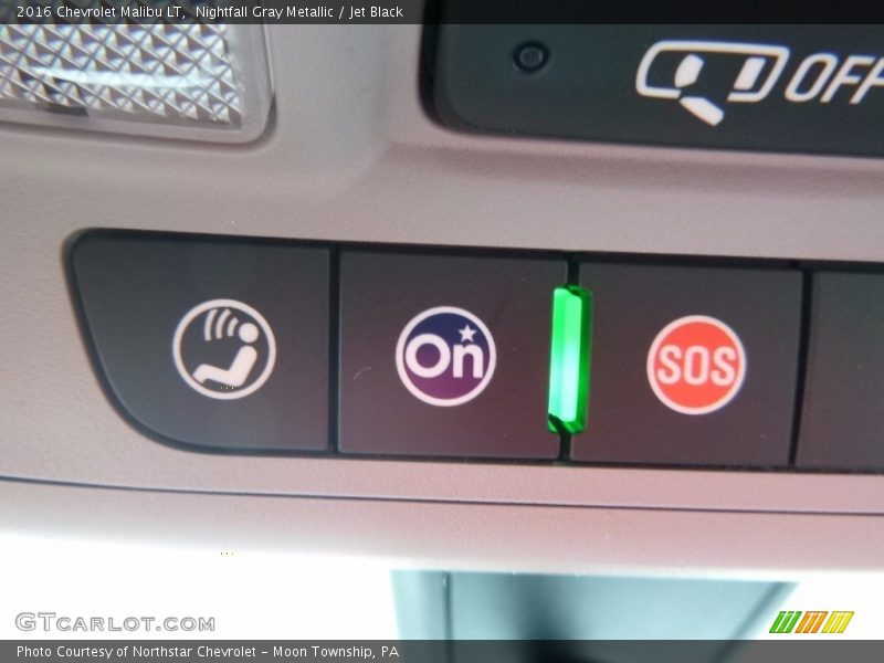 Nightfall Gray Metallic / Jet Black 2016 Chevrolet Malibu LT