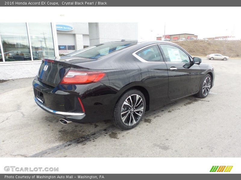 Crystal Black Pearl / Black 2016 Honda Accord EX Coupe