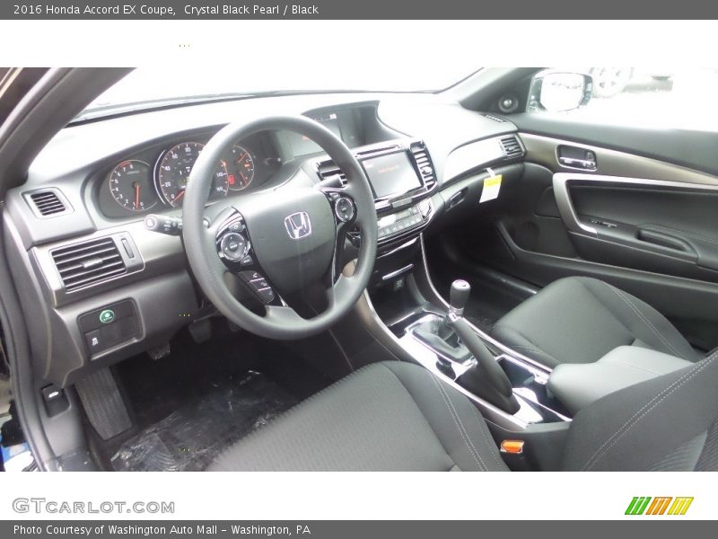 Black Interior - 2016 Accord EX Coupe 