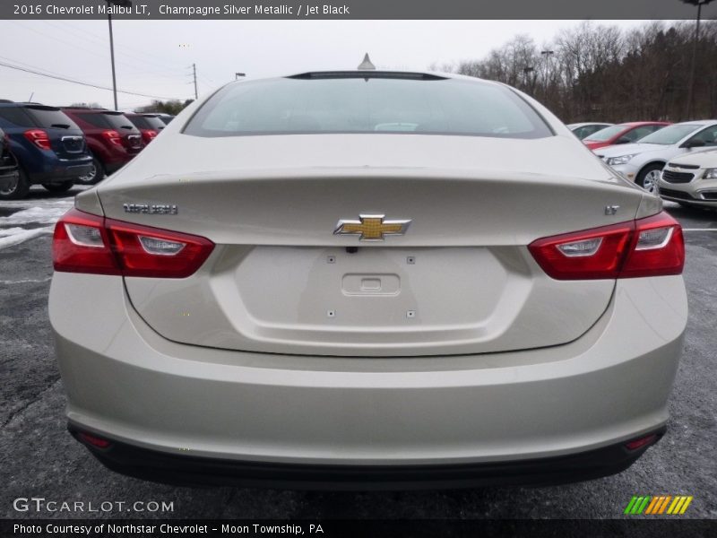 Champagne Silver Metallic / Jet Black 2016 Chevrolet Malibu LT