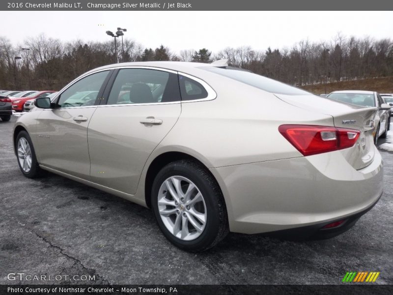 Champagne Silver Metallic / Jet Black 2016 Chevrolet Malibu LT