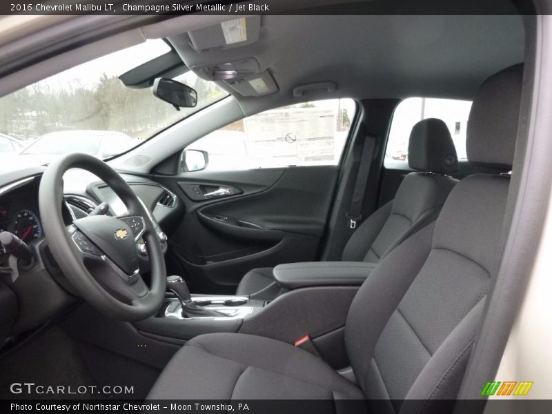Champagne Silver Metallic / Jet Black 2016 Chevrolet Malibu LT