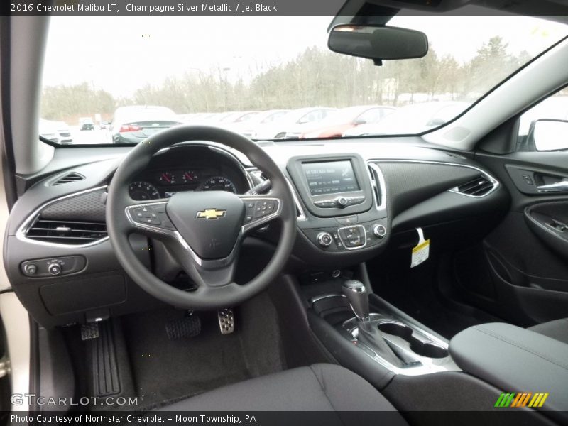 Champagne Silver Metallic / Jet Black 2016 Chevrolet Malibu LT