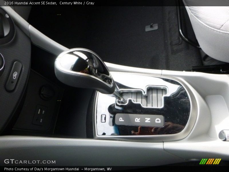 Century White / Gray 2016 Hyundai Accent SE Sedan